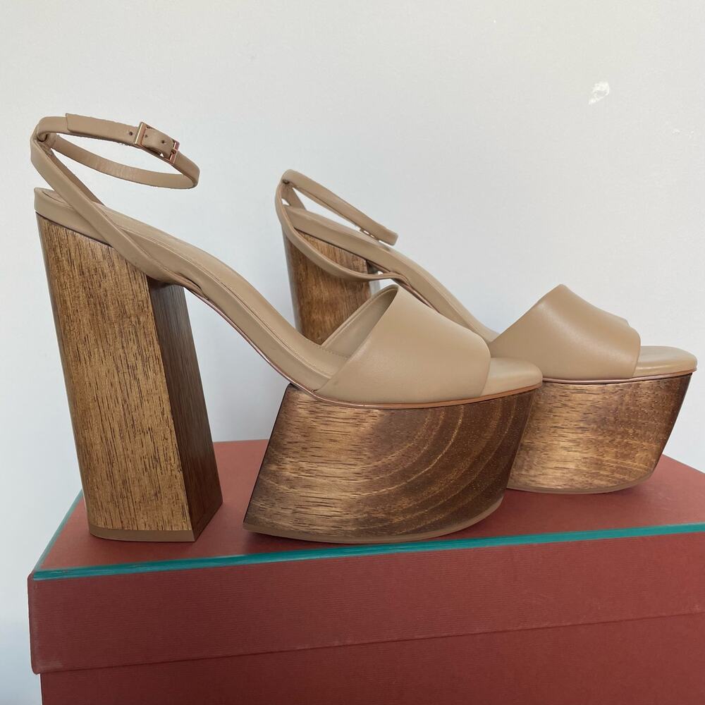 Cult Gaia Heels Shauna Platform Size 39 - Picture 2 of 7